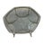Metal Vintage LaBarge Style Neoclassical Brass & Glass Hexagon Coffee Table With Ram’s Hoof Feet For Sale - Image 7 of 7