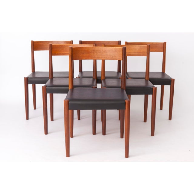 Mid-Century Modern Danish Teak Dining Chairs by Poul M. Volther for ...