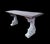 Century Furniture Stone Base Koi Fish Console Table For Sale - Image 10 of 12