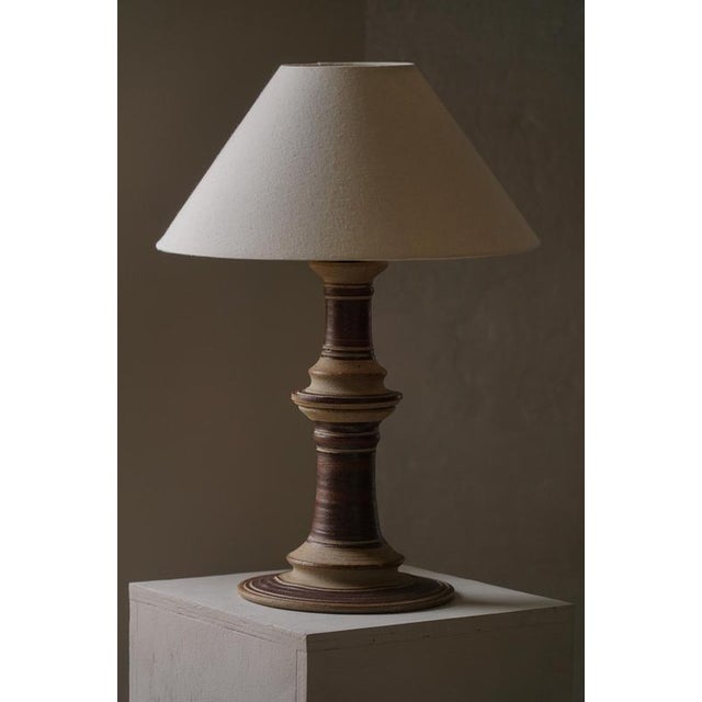 Mid-Century Modern Ceramic Table Lamp by Tue Poulsen, Denmark, 1970s For Sale - Image 17 of 18