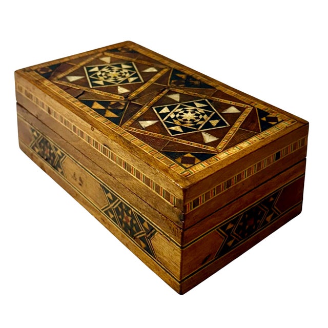 19th Century 19th Century Anglo Indian Sadeli Mosaic Inlaid Box For Sale - Image 5 of 11