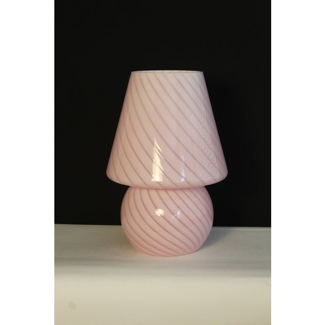 Glass Mid 20th Century Fontana Arte Style Murano Sculptural Lamp. For Sale - Image 7 of 9