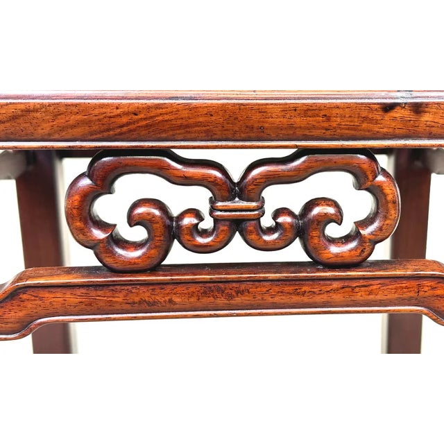 Late 19th Century Oriental Hardwood Square Coffee Table, 1870 For Sale - Image 5 of 11