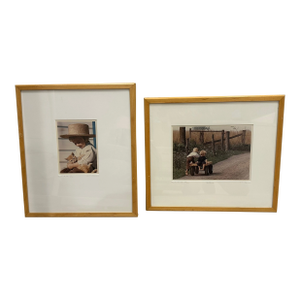 Vintage Amish Children Photography From Bill Coleman, a Pair