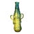 Vintage Abstract Glazed Cutout Ceramic Vase For Sale