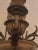 Italian Pineapple Carved Wood and Iron Chandelier For Sale In Philadelphia - Image 6 of 12