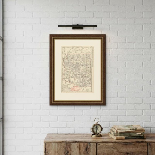 Antique Map of Arizona Territory with the Grand Canyon by Ran McNally, 1899 For Sale - Image 10 of 12