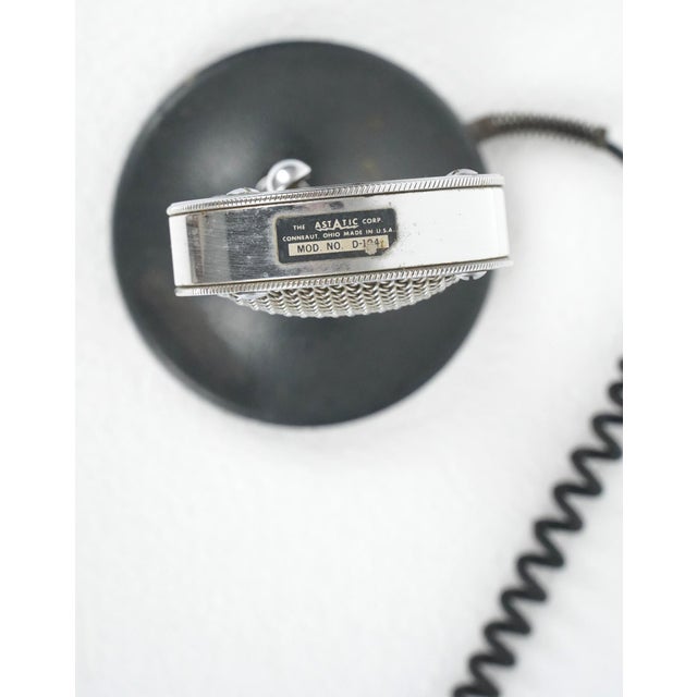 Mid 20th Century Vintage Astatic D-104 "Silver Eagle" Desk Microphone For Sale - Image 5 of 8