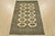 Farmhouse Bokhara Jaldar Rug 3’11” X 5’9” Beige Wool Tribal Hand-Knotted Oriental Carpet For Sale - Image 3 of 12