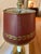 Early 20th Century Small Double Bouillotte Lamp With Red Tole Shade For Sale - Image 9 of 9