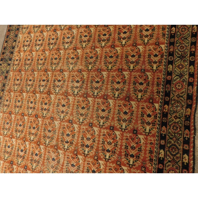 1910s 1900 Antique Persian Mahal Rug For Sale - Image 5 of 13