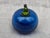 Vintage Blue Glass Tomato Paper Weight For Sale In New York - Image 6 of 11