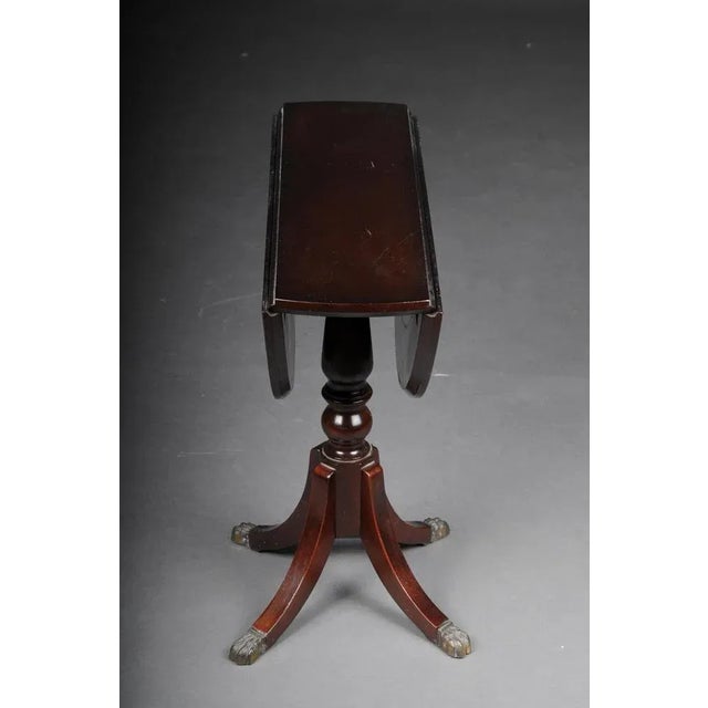 English Folding Side Table, 20th Century For Sale - Image 3 of 12