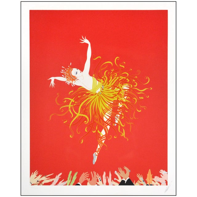 Art Deco 20th Century Applause Embossed Serigraph Erté For Sale - Image 3 of 7