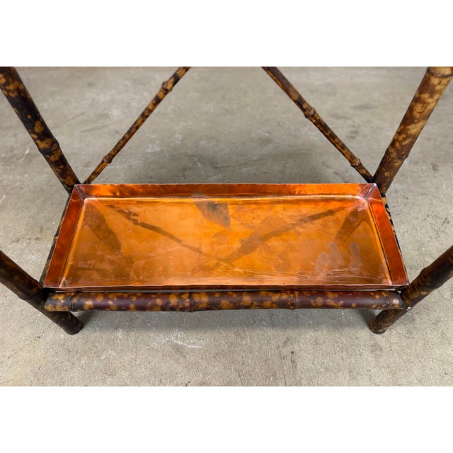 1890’s English Victorian Scorched Bamboo Umbrella / Cane Stand For Sale In New York - Image 6 of 12