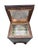 Antique English Mahogany Smoking Cabinet With Glass-Lined Humidor For Sale - Image 10 of 11
