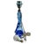 Twisted Cobalt Sommerso Crystal Table Lamp from Val Saint Lambert, 1953 For Sale - Image 4 of 10