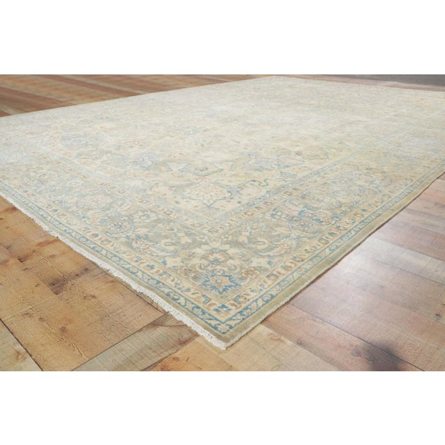 Vintage Persian Kashan Rug - 09'00 X 12'09 For Sale - Image 9 of 11