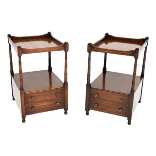 Antique Georgian Side Tables, 1950, Set of 2 For Sale
