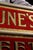Metal Early 20th Century Pre-Prohibition Fortune's Buffet R O G Mirror Sign For Sale - Image 7 of 12