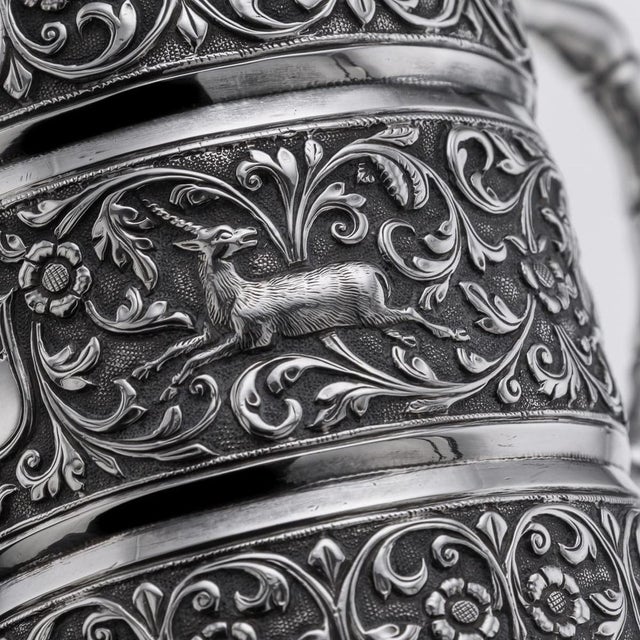Antique Indian Kutch Silver Mug, 1890 For Sale - Image 14 of 18