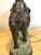 Late 20th Century Maitland-Smith Bronze Asian Elephant Table Lamp on Serpentine Marble Base For Sale - Image 13 of 14