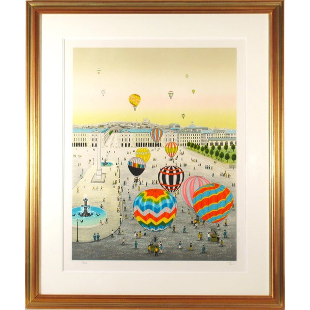 Fanch (Francois Ledan), Les Montgolfieres, Place de la Concorde, Paris, 1987 For Sale - Image 12 of 12