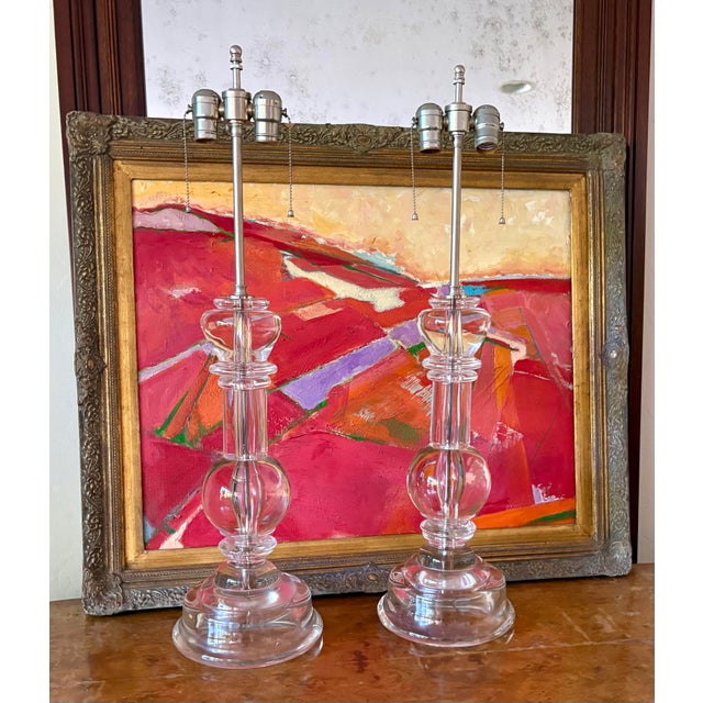 Modern Modernist Abstract Landscape 70’s Oil Painting by Jack Shears For Sale - Image 3 of 11