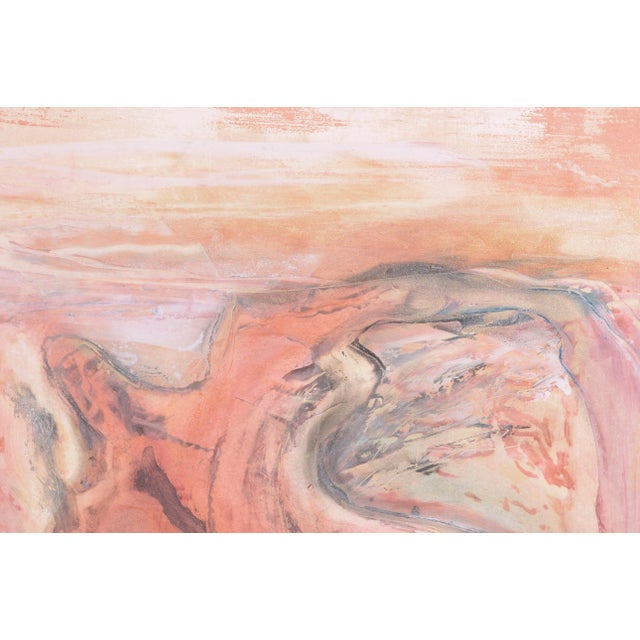 Abstract Expressionism 675 Toni Morley "Survivor" Abstract Expressionist Composition Circa 2000 For Sale - Image 3 of 9