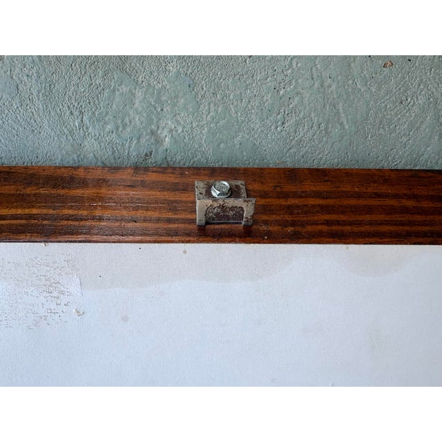 Brown Vintage Equestrian Horse & Foal Print by Doris Scott Nelson, Framed For Sale - Image 8 of 11