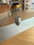Metal Seccose Modern Industrial Metra Dining Table: Glass on Brushed Aluminum For Sale - Image 7 of 8