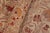 Textile Shabby Chic Botanical 1990's Pak-Persian Taupe/Red Wool Rug - 6'0'' X 9'2'' For Sale - Image 7 of 9
