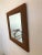 Late 20th Century Vintage Textured Wood Mirror For Sale - Image 5 of 9