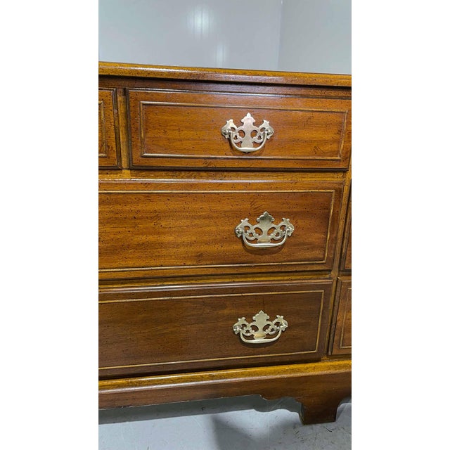 Mid 20th Century Chippendale Style 8 Drawer Dresser by Dixie Furniture For Sale - Image 9 of 14