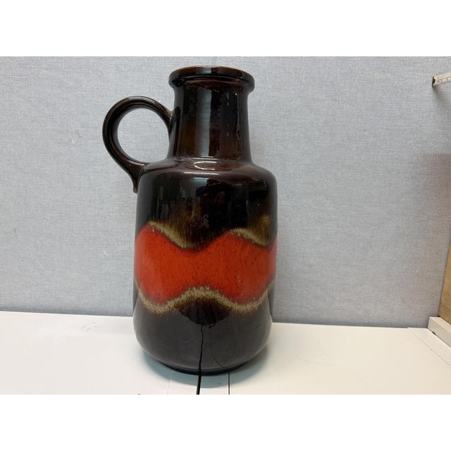 Vintage Fat Lava Model 408-40 Floor Vase from Scheurich, 1970s For Sale - Image 9 of 18