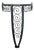 Art Deco Demilune Wrought Iron Spiral Motif & Porto Marble Inset Console Table For Sale
