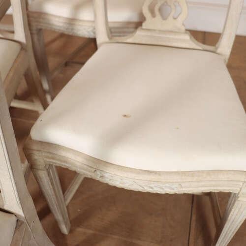 Gustavian Dining Chairs, 1920s, Set of 6 For Sale - Image 6 of 14