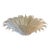 Modern Murano Frost Glass Flower Form Flush Mount Chandelier For Sale