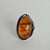 Art Nouveau Amber Sterling Silver Statement Ring, 1940s For Sale - Image 6 of 13