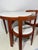Italian Red Lacquered Wooden Breakfast Table and Chairs by Gianfranco Frattini, 1975, Set of 5 For Sale - Image 3 of 16