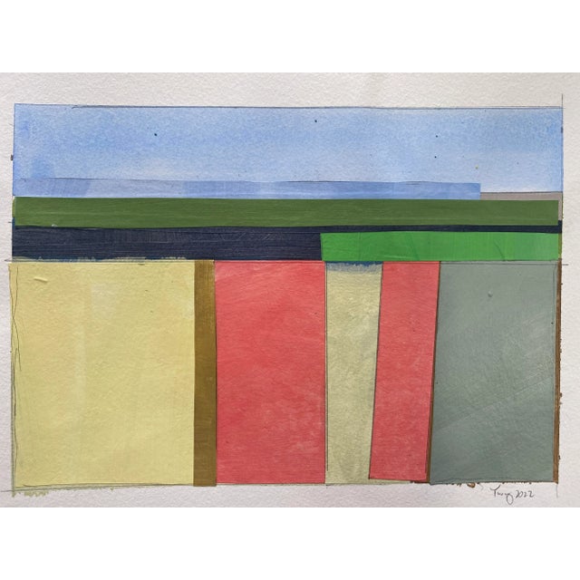 "Lake Series" Contemporary Original Abstract Landscape Acrylic Painting by Bryan Young For Sale In Minneapolis - Image 6 of 8