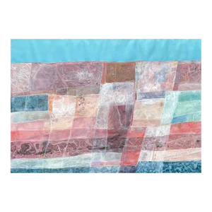 1980s Maxine Linney Mixed Media Painting