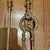 English 19th c Brass Fireplace Tools For Sale - Image 4 of 4