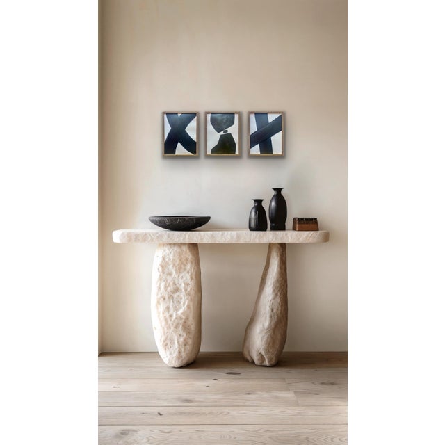 Contemporary abstract paintings cotton paper. Framed in a gold locally made frames The Painting Measure Paper paintings...