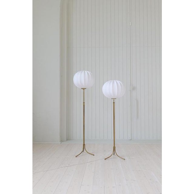 Mid-Century Modern Model G2326 Floor Lamps attributed to Josef Frank for Svenskt Tenn, Sweden, 1950s, Set of 2 For Sale - Image 14 of 15