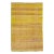 Modern Transitional Handmade Allover Yellow & Brown Wool Rug For Sale