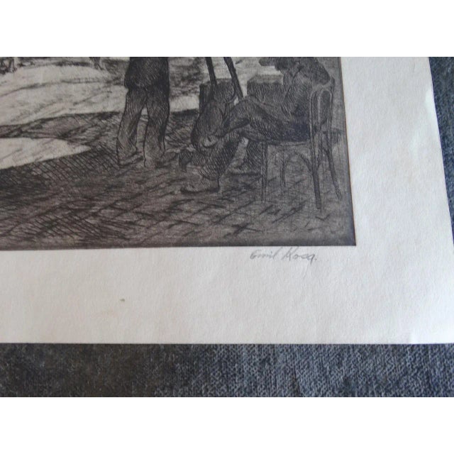Emil Kosa Jr (1903-1968) - Olvera Street, Los Angeles - Etching For Sale - Image 4 of 5