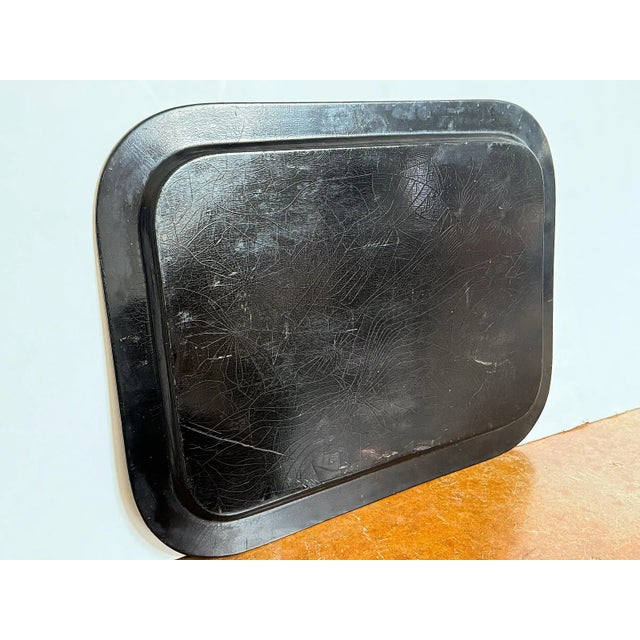 Paper Large English Papier-Mâché Tray (H 20 X W 26 5/8) For Sale - Image 7 of 9