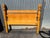 1930s Vintage Full Size Art Deco Wooden Headboard and Footboard For Sale - Image 4 of 9