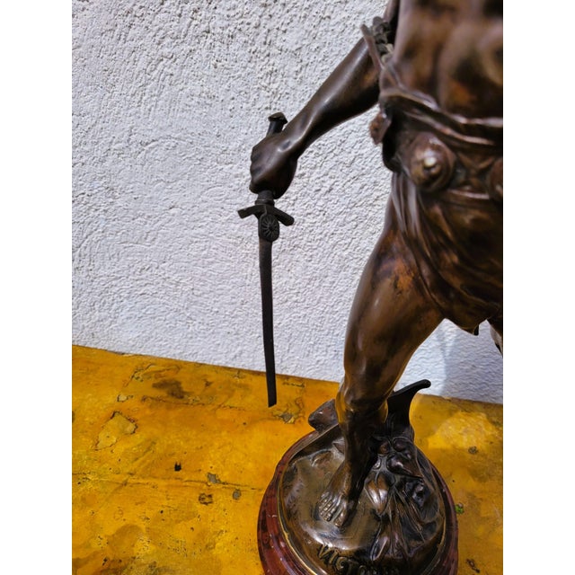 Emile Picault, Victoria, Bronze Sculpture, Late 19th Century For Sale - Image 6 of 18